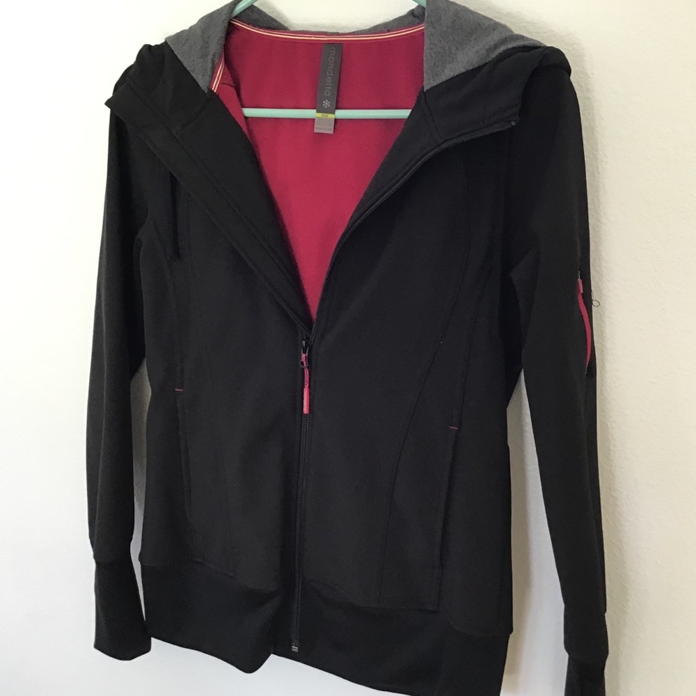 MONDETTA zip front hoodie jacket GREAT CONDITION